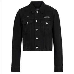 Off-White Denim Jean Logo Jacket